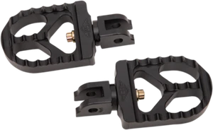 Joker Machine M8 Softail Adjustable Serrated Footpegs - Short Black 08-57-6B - Picture 1 of 1
