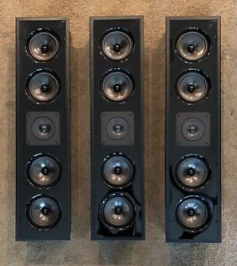 Sonance Cinema LCR2 In-wall speakers / 3-way full-range / Black - Set of 3