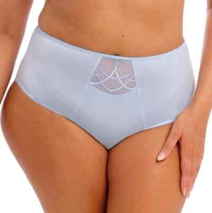 Elomi Cate Brief Alaska Blue Mesh Size L 14 16 High Waist Full Knickers 4036 - Picture 1 of 12