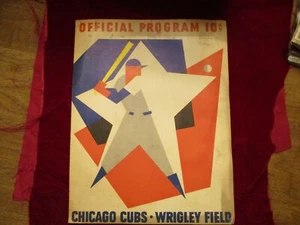Chicago Cubs Wringley Field 1964 Program Vs Milwaukee Braves - Picture 1 of 3