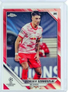 2021-22 Topps Chrome UEFA DOMINIK SZOBOSZLAI RED Refractor Leipzig 1/10 1st 1/1 - Picture 1 of 2