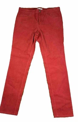 Pantalones Ann Taylor Loft Para Mujer Talla 10 Marrón Modernos Ajustados Pana Bolsillos Foto 1 de 4