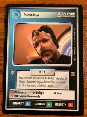 1998 Decipher Star Trek The Dominion Jaresh-Inya Free Shipping - Image 1 of 2