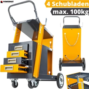 Schweißwagen Werkstattwagen Schubladen Schweißgerätewagen Schweißmobil bis 100kg - Bild 1 von 16