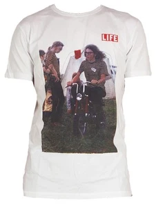 T-SHIRT UOMO TG. M copertina rivista LIFE FESTIVAL BIKE WORN BY MAGLIA BIANCA - Foto 1 di 1