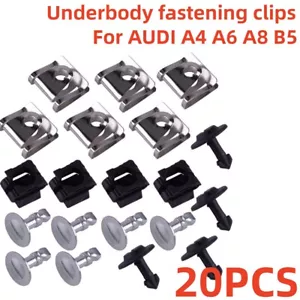 Engine Undertray & Underbody Shield Clips & Fasteners Kit For Audi A3 A4 A6 A8 - Picture 1 of 10