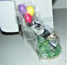 FITZ & FLOYD CHARMING TAILS HANG ON Balony Baby Skunk & Bunny Spring Figurka
