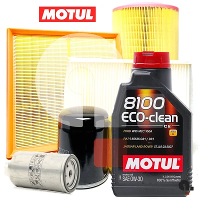 Kit Tagliando Alfa Romeo Stelvio 2.0 Q4 Dal 12/2016 4 Filtri+6LT Olio Motul 0W30 Foto 1 de 4