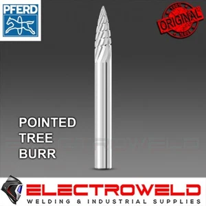 PFERD 1/4" x 5/8" MX Pointed Tree Burr Tungsten Carbide Drill SG-1 SPG 26007655 - Picture 1 of 4
