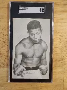 🥊 1947-66 Exposiciones "Azúcar" Ray Robinson SGC 4 HOF Boxeo All Star 🌟 - Imagen 1 de 2