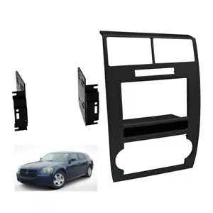 Double Din BLACK Dash Kit Panel for DODGE MAGNUM Car Radio Stereo DG3BC - Picture 1 of 1