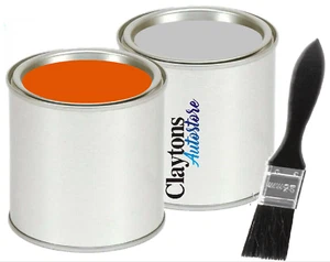 PINZA DE FRENO NARANJA RAL 2004 125 ml imprimación de alta temperatura + cepillo **satinado** - Imagen 1 de 5