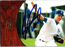 Jim Pittsley signed Baseball Card (Kansas City Royals) 1996 Pinnacle Rookie #184