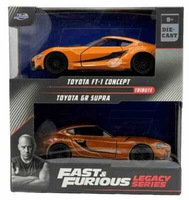 Jada Toys 2024 Fast & Furious Legacy Series 2 Car Set Toyota FT-1/Supra 1:32 - Image 1 of 4