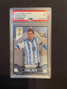 2014 Panini Prizm World Cup Lionel Messi #12 PSA 9 MINT Argentina - Bild 1 von 2