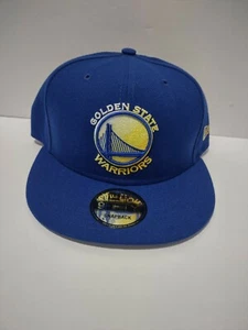 NBA Golden State Warriors Authentic NEW ERA 9Fifty Blue Snapback Hat Cap - Picture 1 of 2