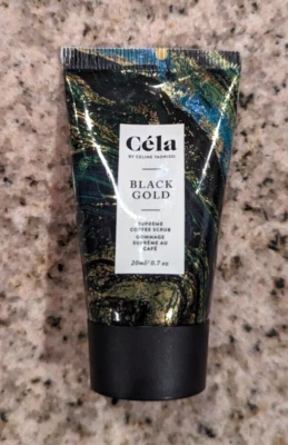 Cela Black Gold Supreme Coffee Scrub 20 ml / 0.07 oz SEALED travel size - Image 1 of 4