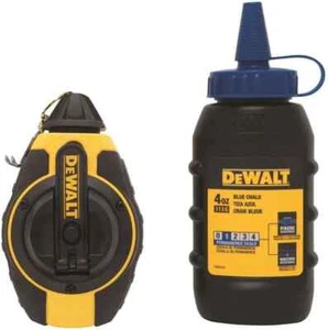 Nuovo DEWALT 3-1 Gear Chalk Reel Kit 100’- Blu-DWHT47373L- Spedizione Gratuita - Foto 1 di 6