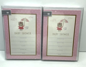 Invitaciones de baby shower para niñas Hallmark Cares con sobres 2 paquetes de 10 (20 en total) - Imagen 1 de 4