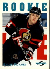 1995-96 Score Senators Hockey Card #306 Radim Bicanek