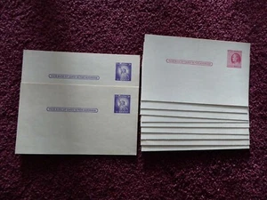 Lot of 11 U.S. Postal Cards: Nine '2 Cents' Franklin & Two '3 Cents' Liberty - Picture 1 of 3