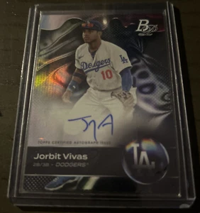 2023 Bowman Platinum TOP-29 Jorbit Vivas Auto Los Angeles Dodgers Free Shipping! - Picture 1 of 2