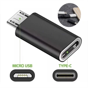 Wtyczka micro USB na gniazdo USB-C adapter typu C Hq^Port Konwerter Złącze C8 - Zdjęcie 1 z 12
