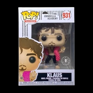 Funko Pop + Protector! TV #931 The Umbrella Academy - Klaus *Mint In Stock* - Picture 1 of 12