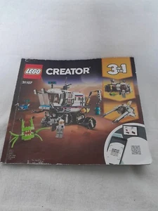 LEGO 31107 Creator 3-in-1 (2020) Instruction Manual ONLY Space Rover Explorer - Imagen 1 de 6