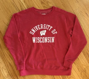 Wisconsin Badgers League Collegiate Wear Small Fleece gefüttertes Sweatshirt - Bild 1 von 8