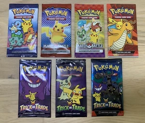 Pokemon/ Mini Booster Packs [x7] McDonalds & Trick or Trade 2021-2024 - Bild 1 von 3