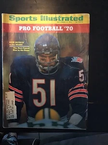 September 21, 1970 Sports Illustrated Magazine---Bears Dick Butkus fair - Picture 1 of 4