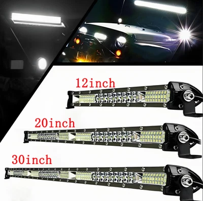 12V LED Work Light Bar Flood Spot Lights Driving Lamp Offroad Truck Car ATV SUV - Image 1 of 4