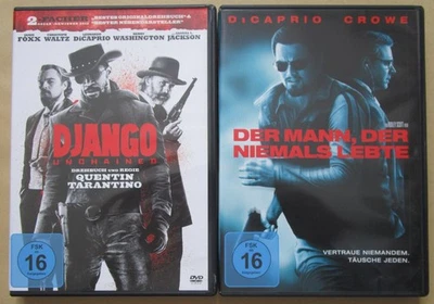 2 DVD Filme - Django Unchained + Der Mann der niemals lebte - Bild 1 von 4