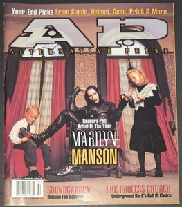 Marilyn Manson Feb 1997 Alternative Press AP Magazine #103 Cover Version 2 of 3 - Imagen 1 de 12
