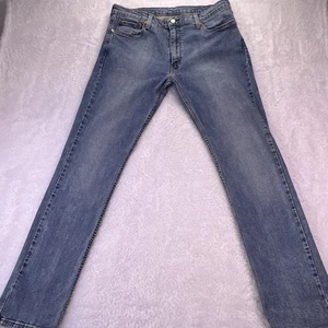 Levi’s 511 Jeans Men’s 38x34 Slim Fit Light Wash Stretch Denim - Picture 1 of 8