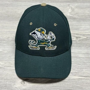Notre Dame Fighting Irish Hat Cap Fitted Mens 7 1/8 Green NCAA Football College - Picture 1 of 10