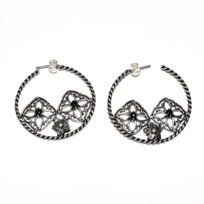 Black Onyx Amazing Look Jewelry Gemstone Fashion Handmade earring1'' to 2'' U482 - Image 1 of 4