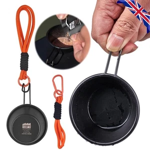 Fishing Bait Bowl Stainless Steel Mini Bait Tray Hangable Fishing Accessories - Picture 1 of 12