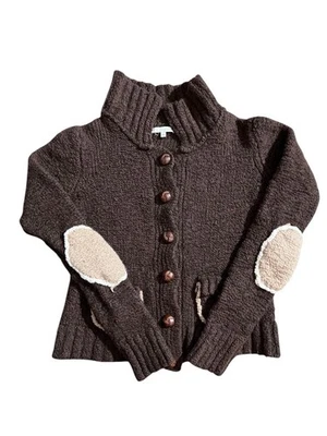 Suéter Laurie B Marrón Mezcla Lana Abuela Boho Talla M Caprichoso Hada del Bosque Foto 1 de 4