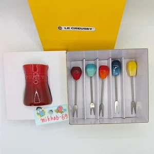 [NEW] Le Creuset Core Rainbow Food Pick Set, Cutlery Fruit Forks, Vibrant Set - Picture 1 of 3