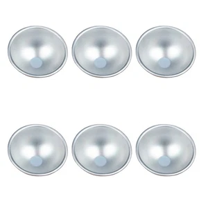 6 piezas moldes para huevos magdalenas tazas para hornear media esfera pastel sartén hemisferio pastel - Imagen 1 de 12