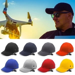 Lightweight Bump Cap Multicolor Simple Helmet Hard Inner Shell Hat Unisex - Picture 1 of 13