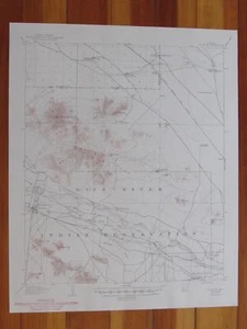 Sacaton Arizona 1948 Original Vintage USGS Topo Map - Picture 1 of 1