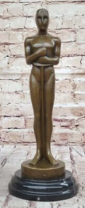 Auténtico Trofeo Premios de Bronce Película Memorabilia Arte Escultura Figura Coleccionista - Imagen 1 de 10
