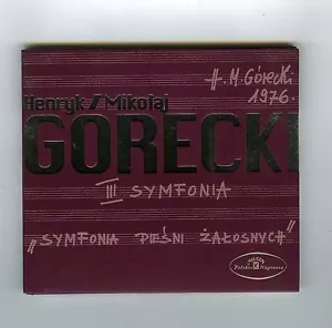 CD GORECKI III SYMPONIA HENRYK / MIKOTAJ (MUZA) - Imagen 1 de 2