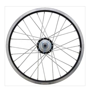 Brompton Electric 16 x 1 3/8 inch 6 speed rear wheel - Black  - Picture 1 of 3