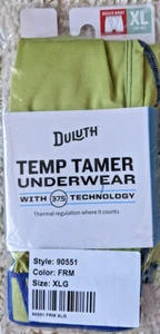 Boxer uomo Duluth Trading Temp Tamer taglia XL (40-42) muschio di felce - Foto 1 di 3