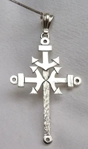  Kreuz Anker  - Anhänger -  Silber 925   - Bild 1 von 3