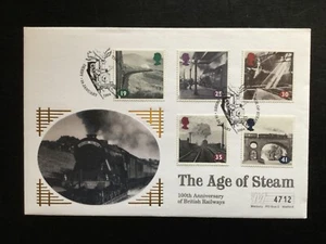 GB 1994 Age of Steam FDC Mercury Brand ‘Yorkshire Pullman’Derby special pmk R173 - Picture 1 of 1